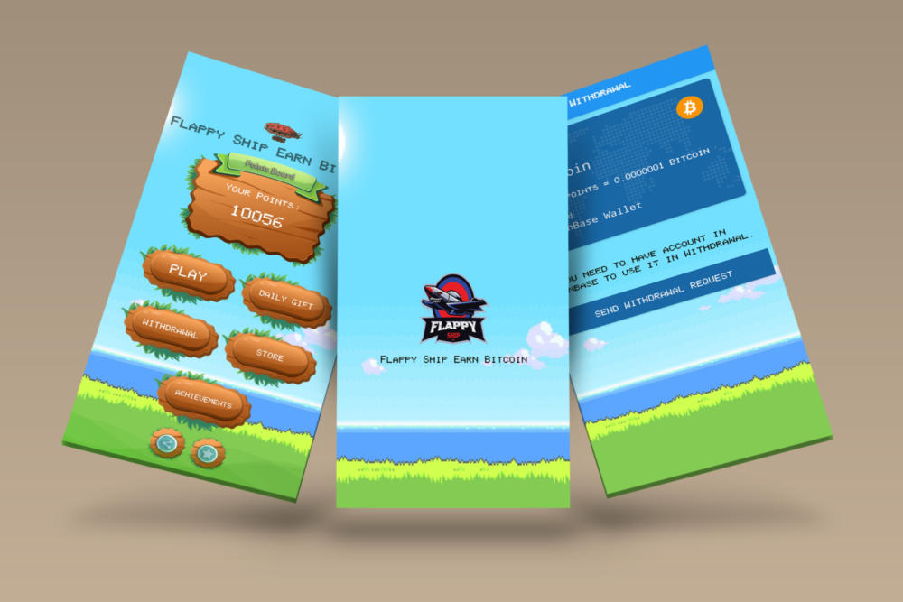 Flappy Ship Earn BitCoin